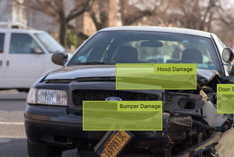 كشف أضرار المركبات ومعالجة مطالبات التعويض